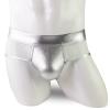 Men's Open Metallic Glitter Wet-Look Jockstrap Thong view 4