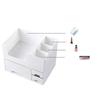 BITACS Cosmetic Storage Box, Dustproof Makeup Organizer for Cosmetics and Jewelry with Lid and Drawers view 2