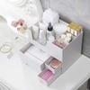 BITACS Cosmetic Storage Box, Dustproof Makeup Organizer for Cosmetics and Jewelry with Lid and Drawers view 4