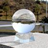 NIBHZ 7 cm K9 Crystal Ball with Stand, Clear Lens Ball for Meditation, Photography Props and Gifting view 1