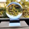 NIBHZ K9 Crystal Ball for Lens, Glass Ball for Photo Effects with Stand, Photography Accessory, Prop and Decoration, 20 cm view 1