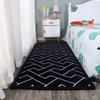 Single Tree Forest 2.5 cm Thick Rug for Kids' Room, Black Geometry, 120 x 200 cm view 1
