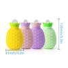 Pineapple-Shaped Silicone Hand Warmer Hot Water Bottle for Winter Heating and Ice Compress (E, Size 1) view 2