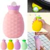 Pineapple-Shaped Silicone Hand Warmer Hot Water Bottle for Winter Heating and Ice Compress (E, Size 1) view 4