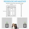 Adiwo Pet Door for Screen Doors, 31.5 x 25 cm, Black, Automatic Closure, with Phillips Screwdriver view 3