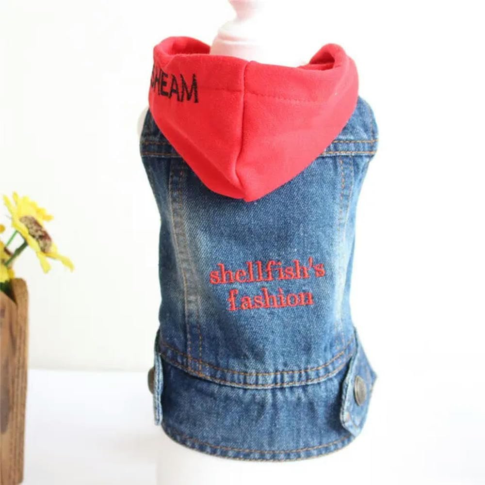 Cowboy Denim Vest Jacket for Dogs