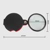 Foldable 10x Handheld Magnifying Glass for Reading, Coins and Jewelry, Black view 3