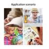 Foldable 10x Handheld Magnifying Glass for Reading, Coins and Jewelry, Black view 4