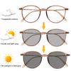NILZA Reading Sunglasses, Progressive Multifocal Readers, Brown, 3.00x view 4