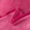 Chickwin Solid-Color Flannel Fleece Blanket, Soft Warm Microfiber Throw, Rose Red, 35.43 x 39.37 in view 4