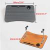FUYAO Removable Wooden Wheelchair Tray Table with Phone Holder view 2