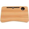 FUYAO Removable Wooden Wheelchair Tray Table with Phone Holder view 3