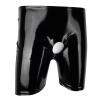 Duohropke Men's Leather-Look Boxer Shorts with Open Crotch view 3