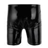 Duohropke Men's Leather-Look Boxer Shorts with Open Crotch view 4