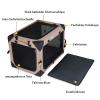 Dog Car Seat for Small to Medium Dogs, Extra Sturdy with Reinforced Walls and Safety Belts for Front and Back Seats, Waterproof and Tear-Resistant, Pink-L view 4