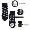 AUAUY 2 Pairs Indoor Anti-Slip Socks for Dogs view 3