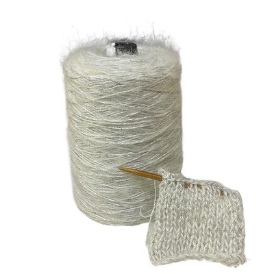 500 g Flash Hollow Wool, Alpaca & Mohair Blend Yarn for Knitting Hats, Scarves and Crochet Projects, Chunky Baby Sweater Yarn (Color: 011)