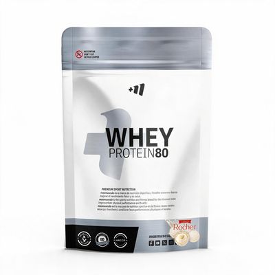 MASmusculo Whey Protein 80, 1 kg, Coco Rocher – Premium Whey Protein Powder with Lacprodan by Arla