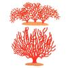 CIYODO 2-Piece Realistic Coral Underwater Plant Aquarium Decorations, Coral Model for Aquarium Landscapes view 1