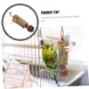 PRETYZOOM Natural Wood Hanging Chew Toy for Parrots and Birds view 2