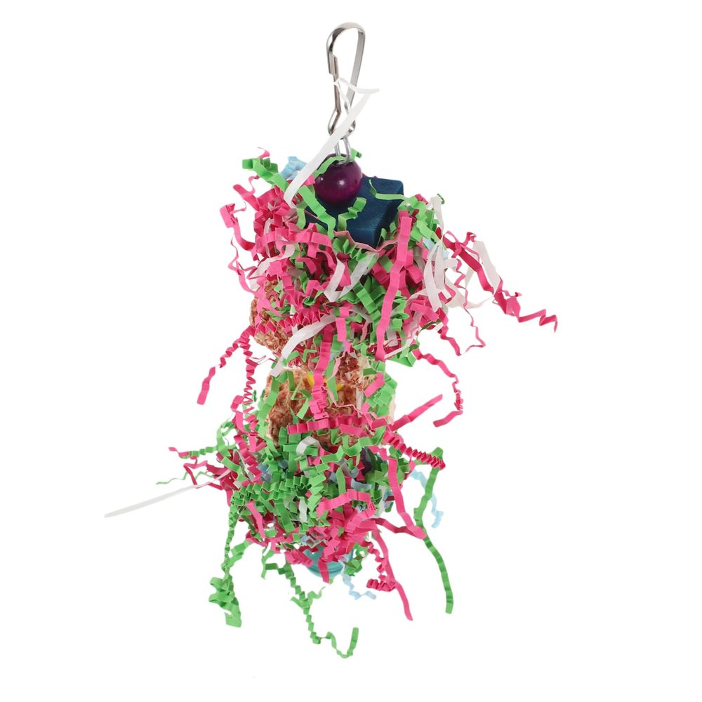 ABOOFAN Hanging Parrot Chew Toy - Corn Cob