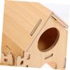 FRCOLOR Wooden Hamster House view 2