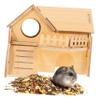 FRCOLOR Wooden Hamster House view 4