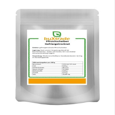 250 g Freeze-Dried Peach Slices, Buxtrade