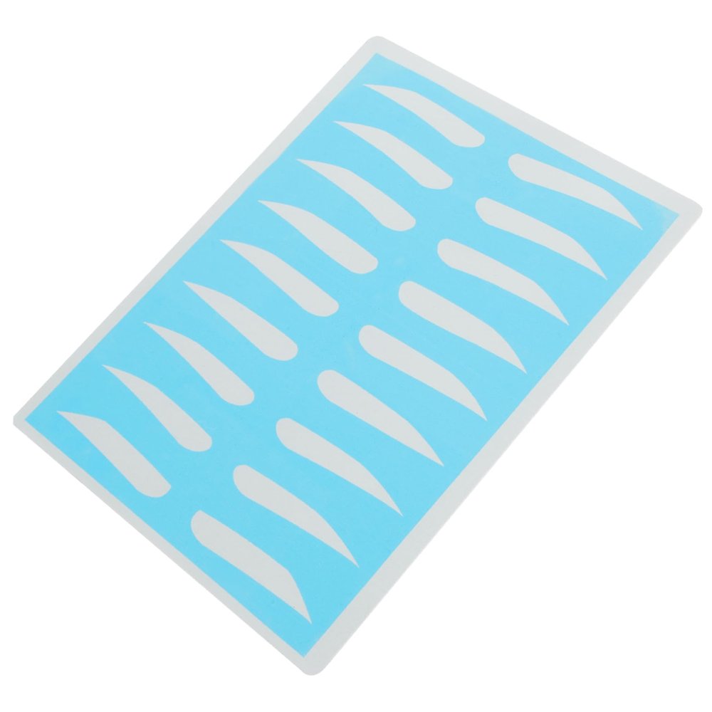 Eyebrow Training Practice Skin, 8 Pairs Silicone for Precise Tracing