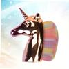 Rainbow Makeup Brush, Synthetic Fiber Powder Brush view 3
