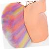 Rainbow Makeup Brush, Synthetic Fiber Powder Brush view 4