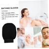 FRCOLOR 15-Piece Exfoliating Shower Gloves, Black and White view 4