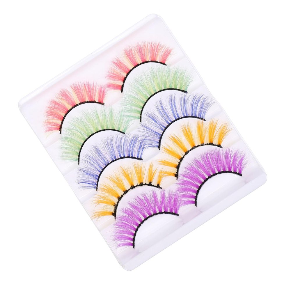 5 Pairs of 3D False Eyelashes for Natural Eye Makeup