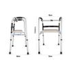 Standing Rehabilitation Walker, Height-Adjustable Rollator, Style 2, Dual Comfort view 3