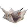 Simidun Plush Hanging Hammock Small Animal Bed, Beige, 20 × 20 cm view 1