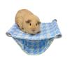 SimidunEUR Hamster Hammock for Chinchillas, Hedgehogs and Guinea Pigs, Blue, 24 × 18 cm view 1