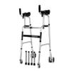 4-Wheel Walker, Foldable Rollator for Older Adults, Lightweight, Supports up to 200 kg, Adjustable, Compact, Double Comfort view 1