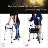 4-Wheel Walker, Foldable Rollator for Older Adults, Lightweight, Supports up to 200 kg, Adjustable, Compact, Double Comfort view 4