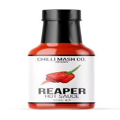 Chilli Mash Company Carolina Reaper Hot Chili Sauce - 150 ml Glass Bottle