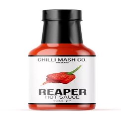 Chilli Mash Company Carolina Reaper Hot Chili Sauce - 150 ml Glass Bottle