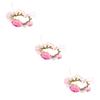 FRCOLOR 3-Piece Flower Collars for Small Dogs and Cats view 1