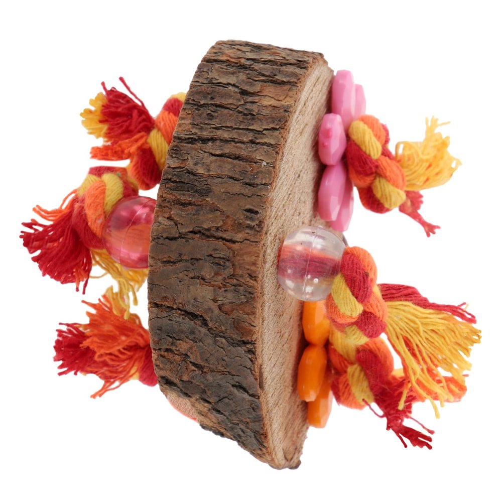 FRCOLOR Parrot Wood Chew Toy