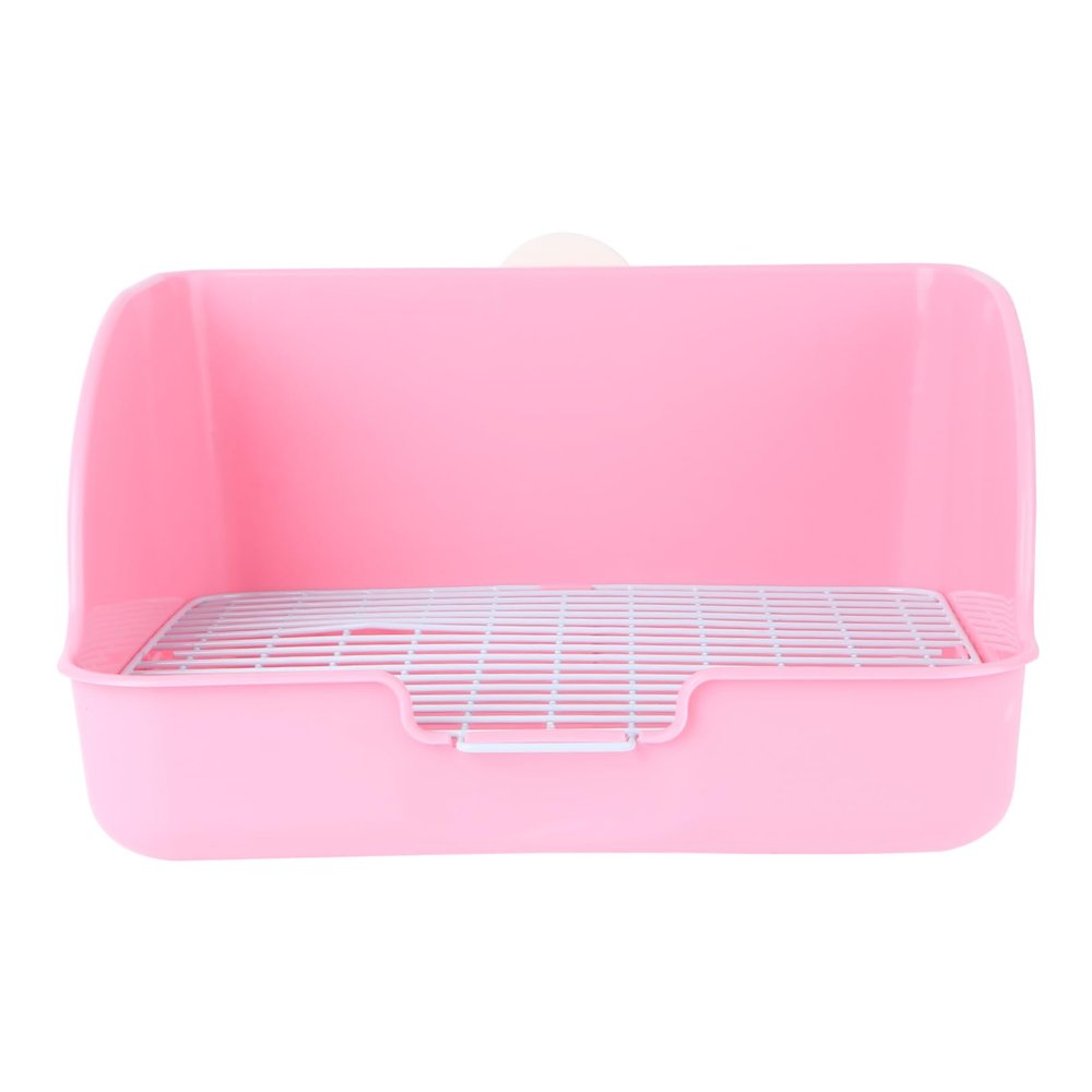 Rabbit Toilet with Splash Guard, Large, PP, Pink