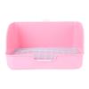 Rabbit Toilet with Splash Guard, Large, PP, Pink view 1