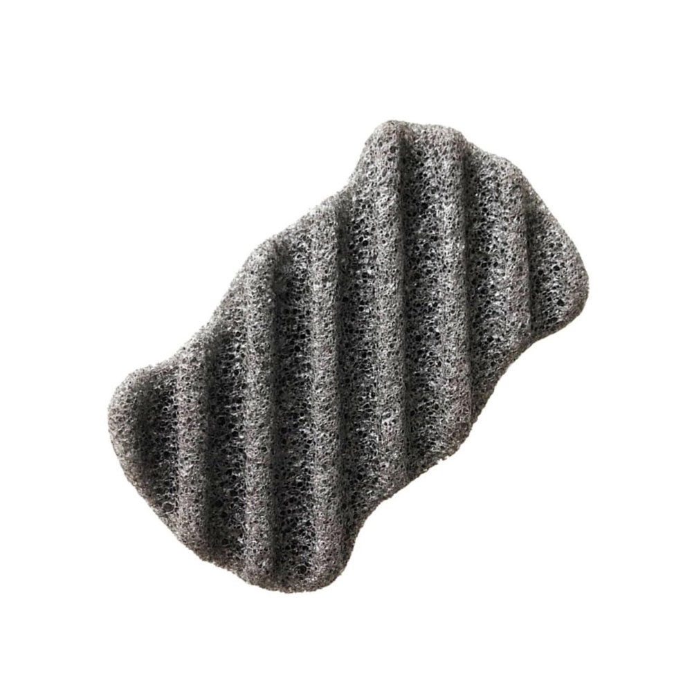 Natural Facial Cleansing Sponge, Black, for Body