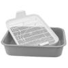 4BIG.fun Litter Box for Kittens and Small Animals with Cleaning Grate view 2