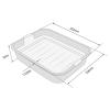 4BIG.fun Litter Box for Kittens and Small Animals with Cleaning Grate view 4
