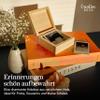 Creative Deco Small Wooden Box with Lid, 10 x 10 x 5 cm (±0.5 cm) view 4