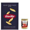 Italian Gourmet Mezze Penne Rigate No. 70 Pasta, 5 x 500 g, Durum Wheat view 1