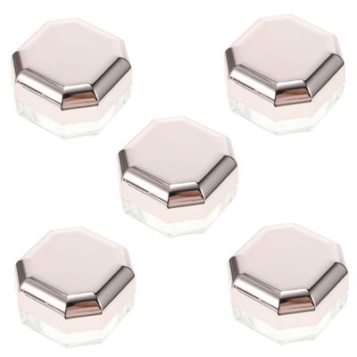 POPETPOP Portable ABS/AS Powder Containers, 5-Pack